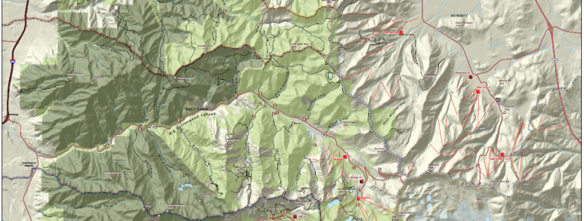 Wasatch Canyons Recreation Map